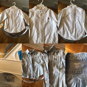 2 button down casual Ralph Lauren shirts!